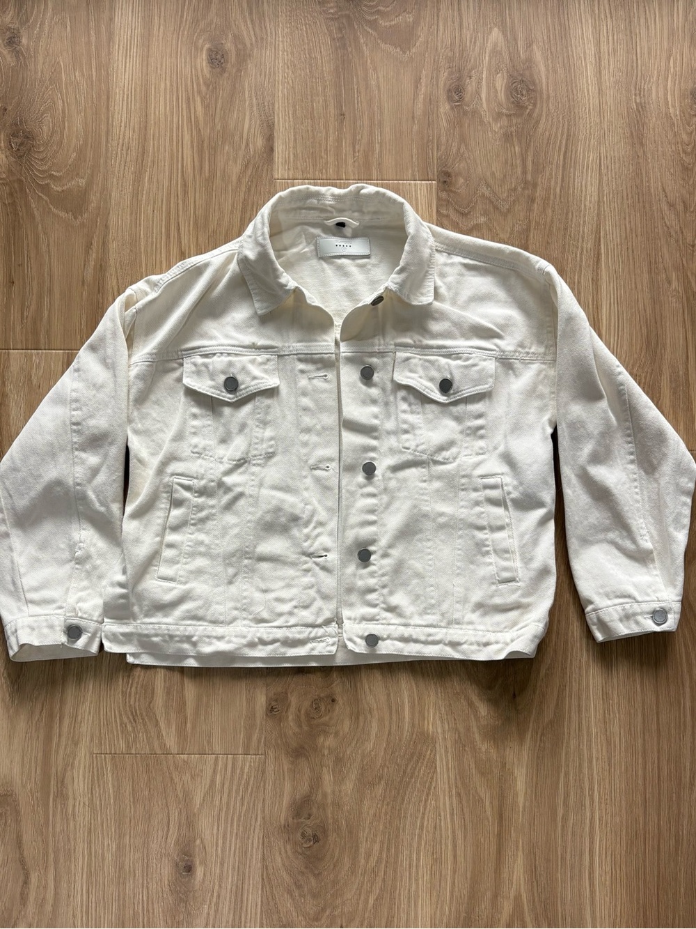 Blank NYC White Denim Jean Jacket